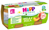 Hipp omog mela/pesca 2x80g